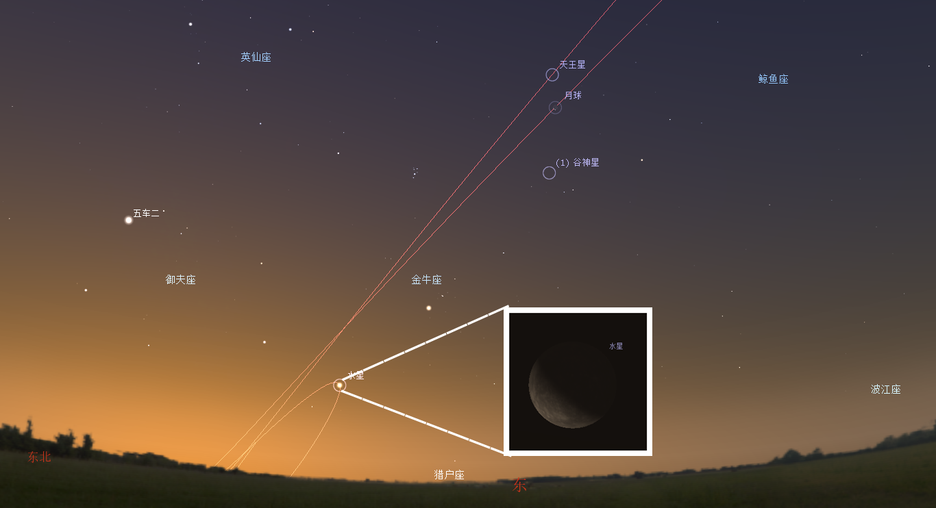 2021/7/5 水星西大距