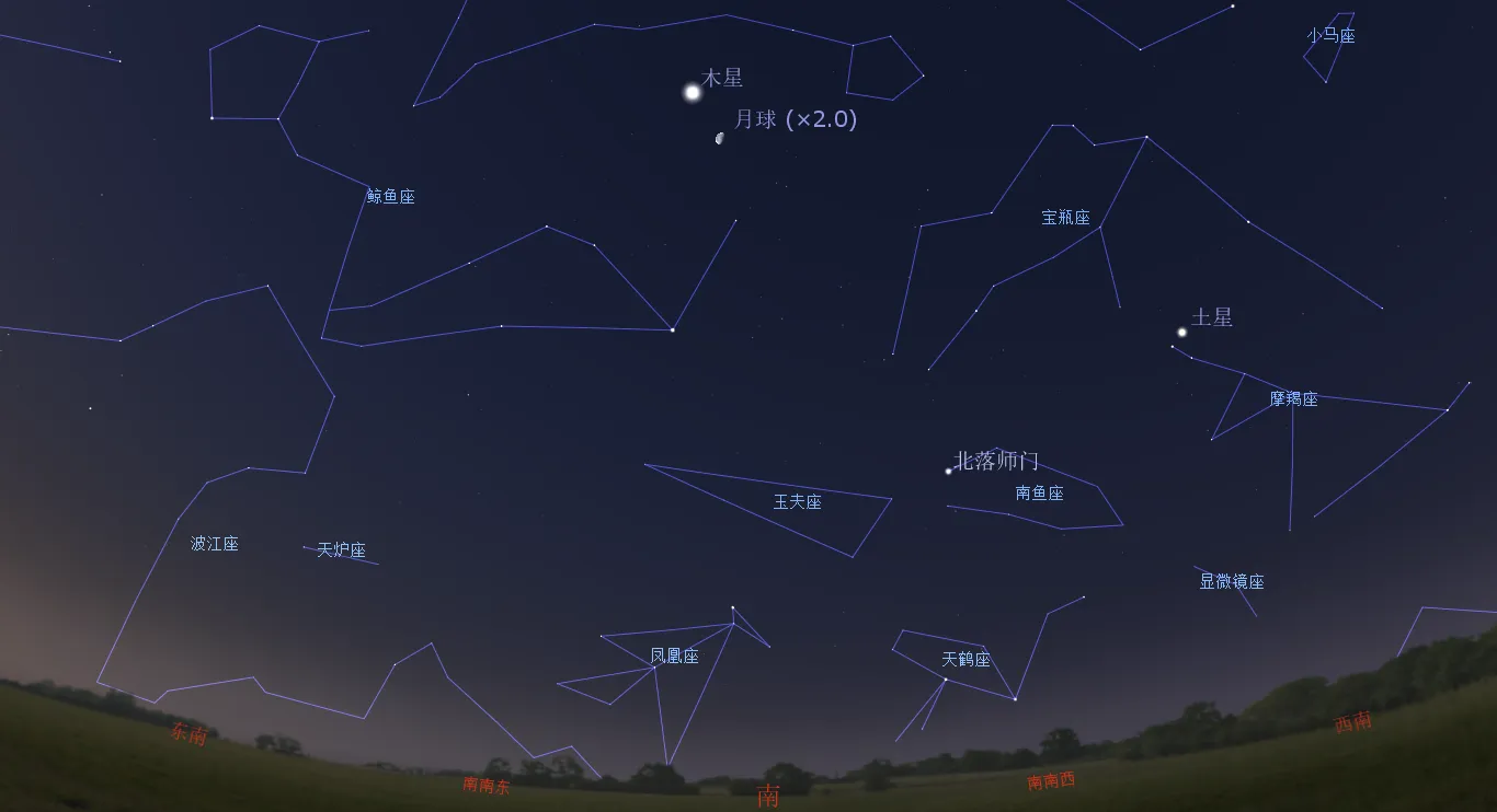 2022/7/19 木星合月