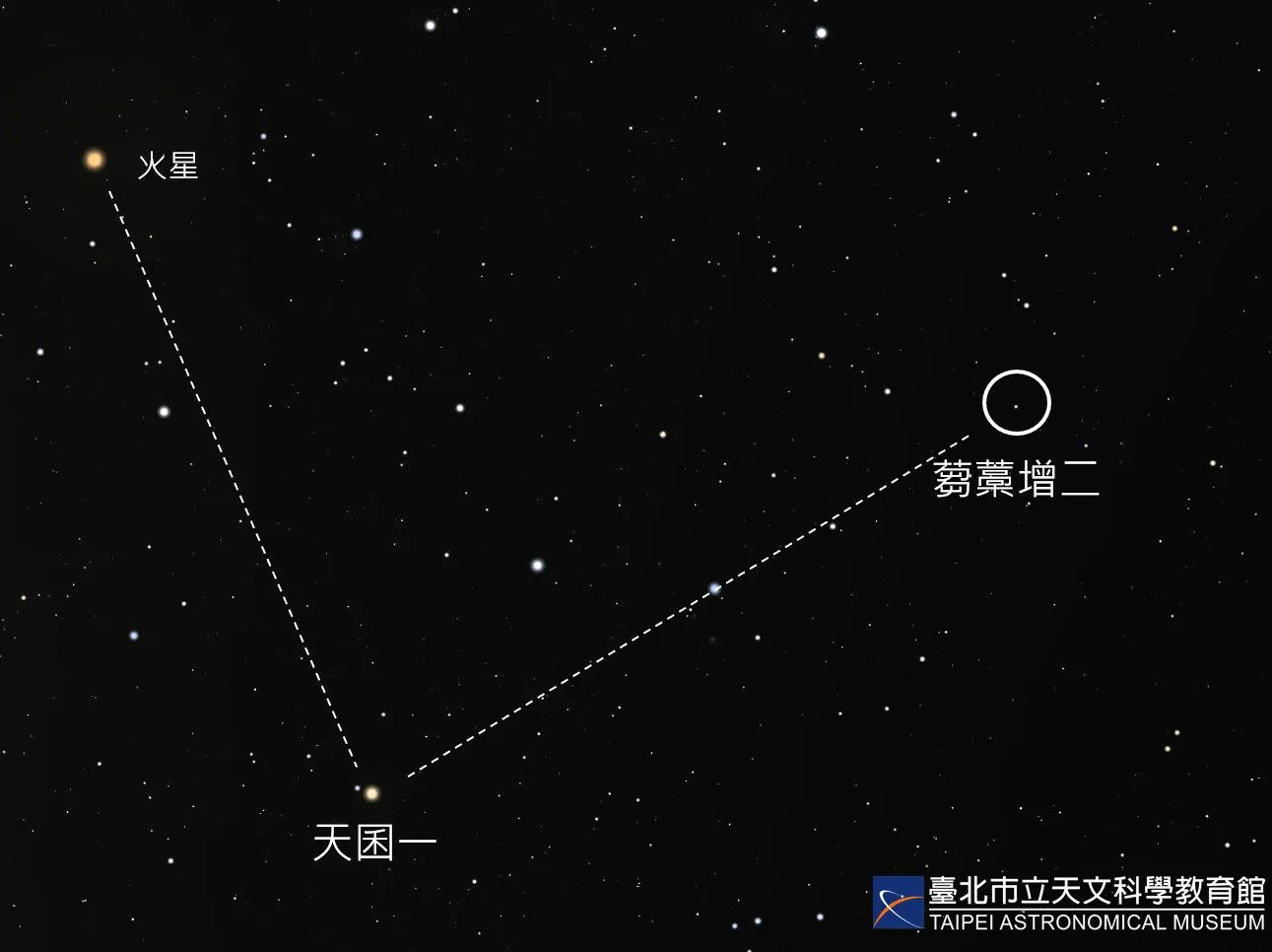 蒭藁增二位置示意图。