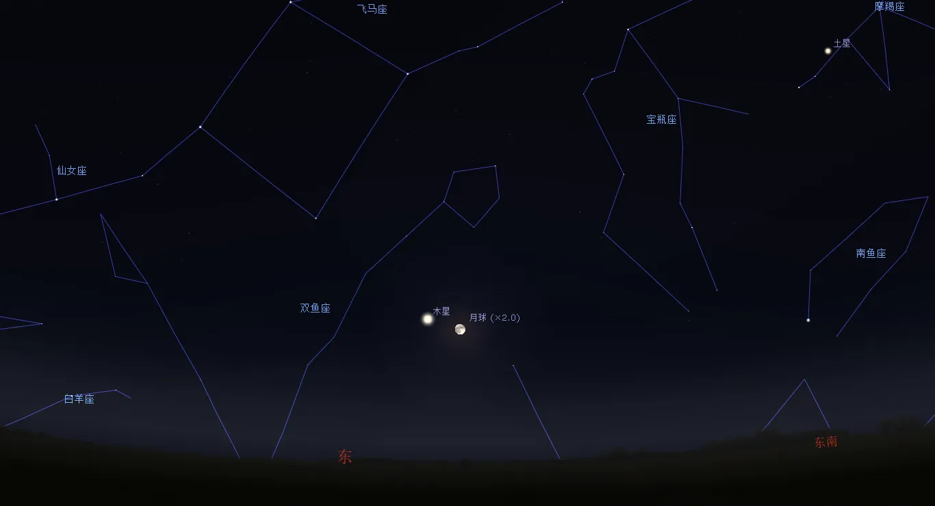 2022/9/11 木星合月