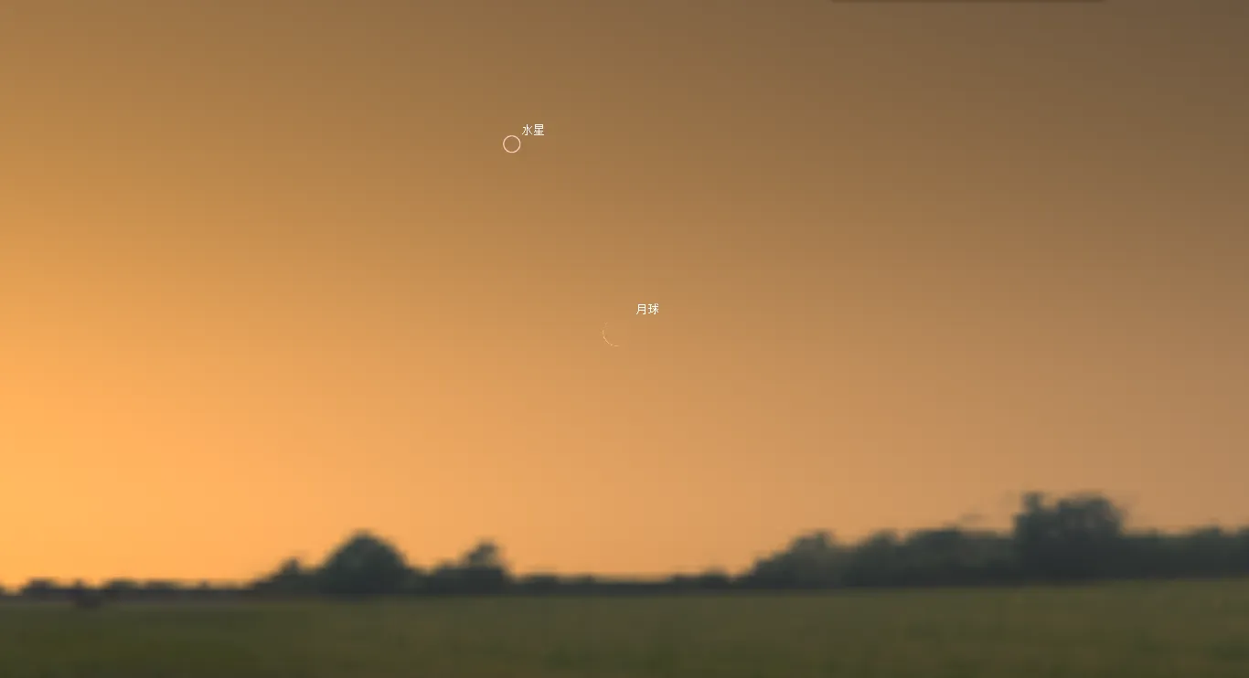 2023/2/19 水星合月
