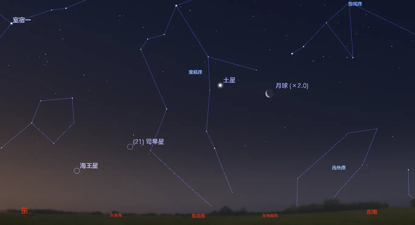 2023/4/16 土星合月