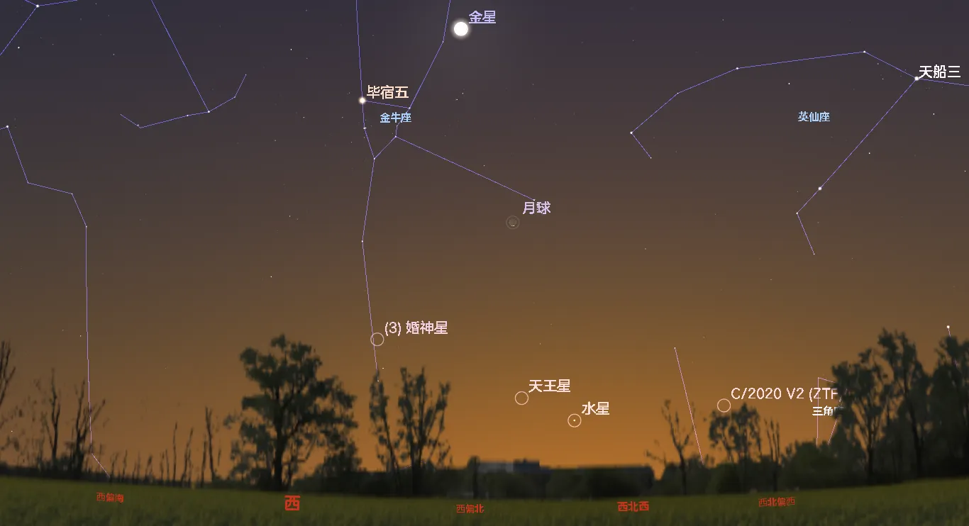 2023/4/22 昴星团合月