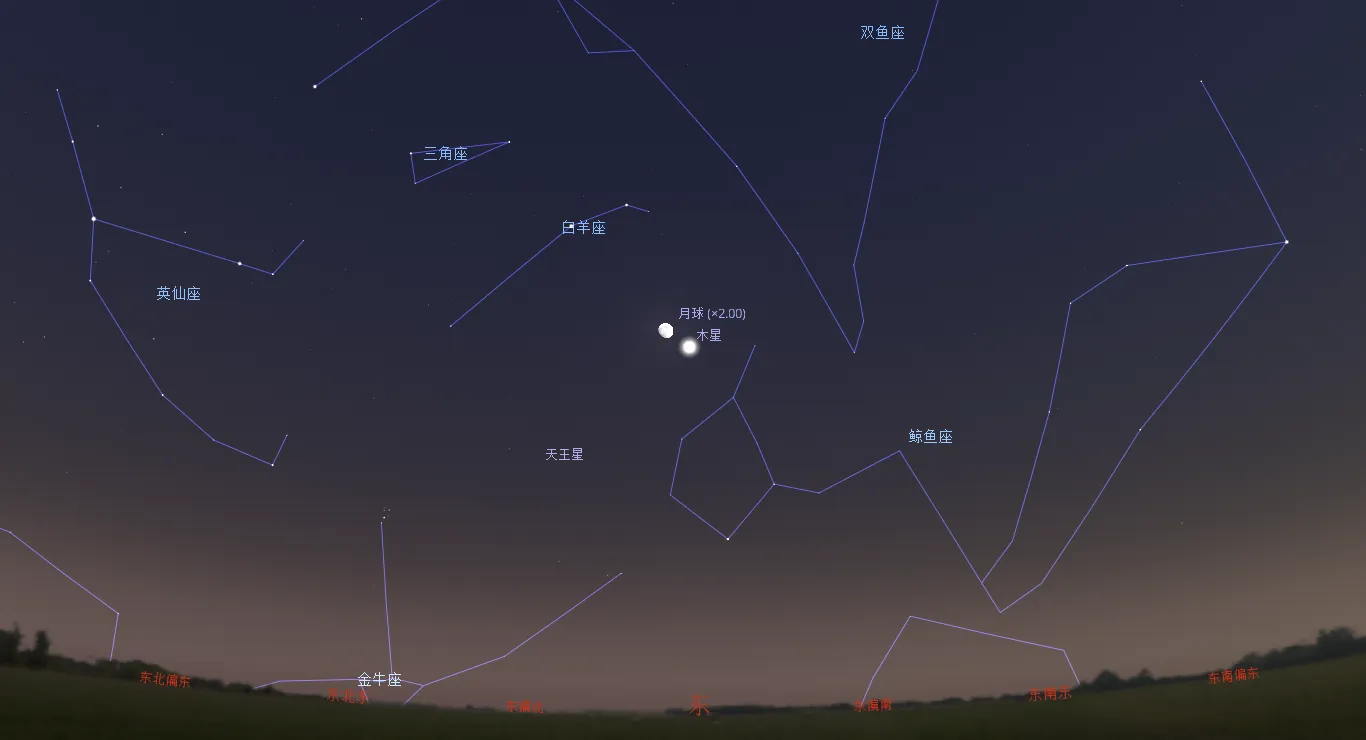 2023/11/25 木星合月